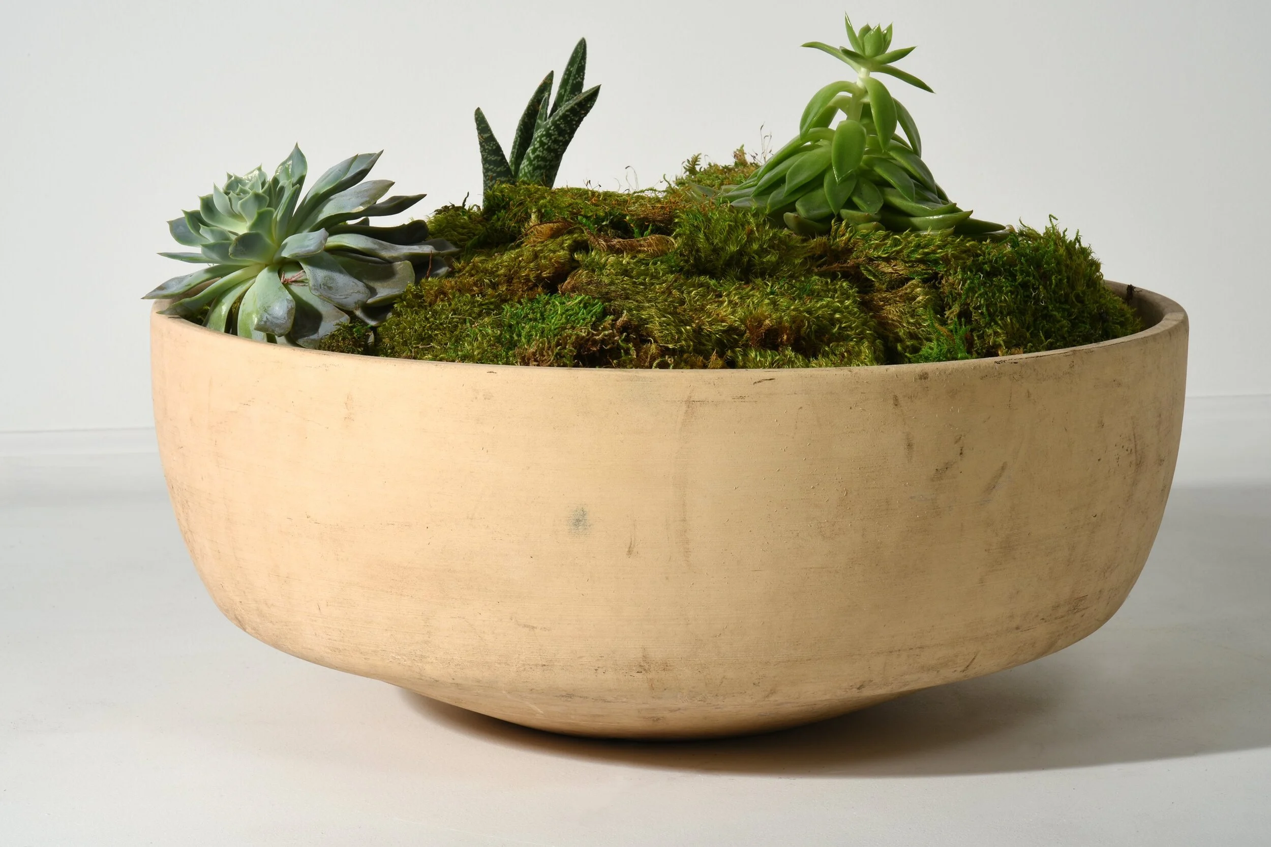 ARCHITECTURAL POTTERY 鉢　MADE IN USA John Follis Planter for Architectural Pottery in Bisque